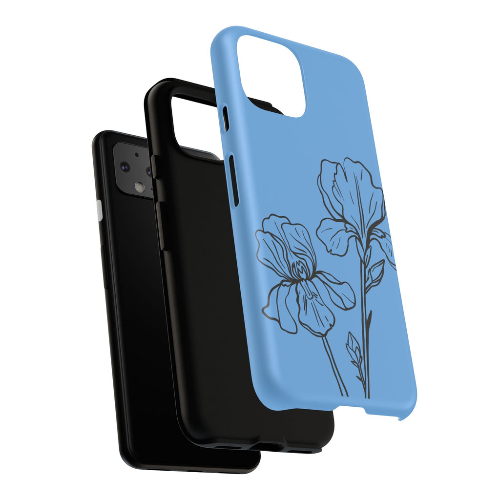 Blue Floral Phone Case