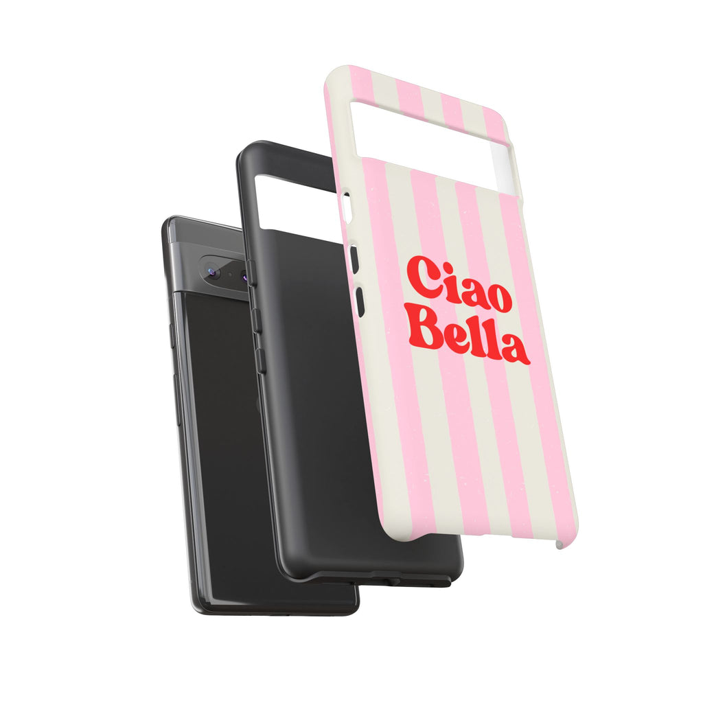 Pink Stripe Ciao Bella Phone Case