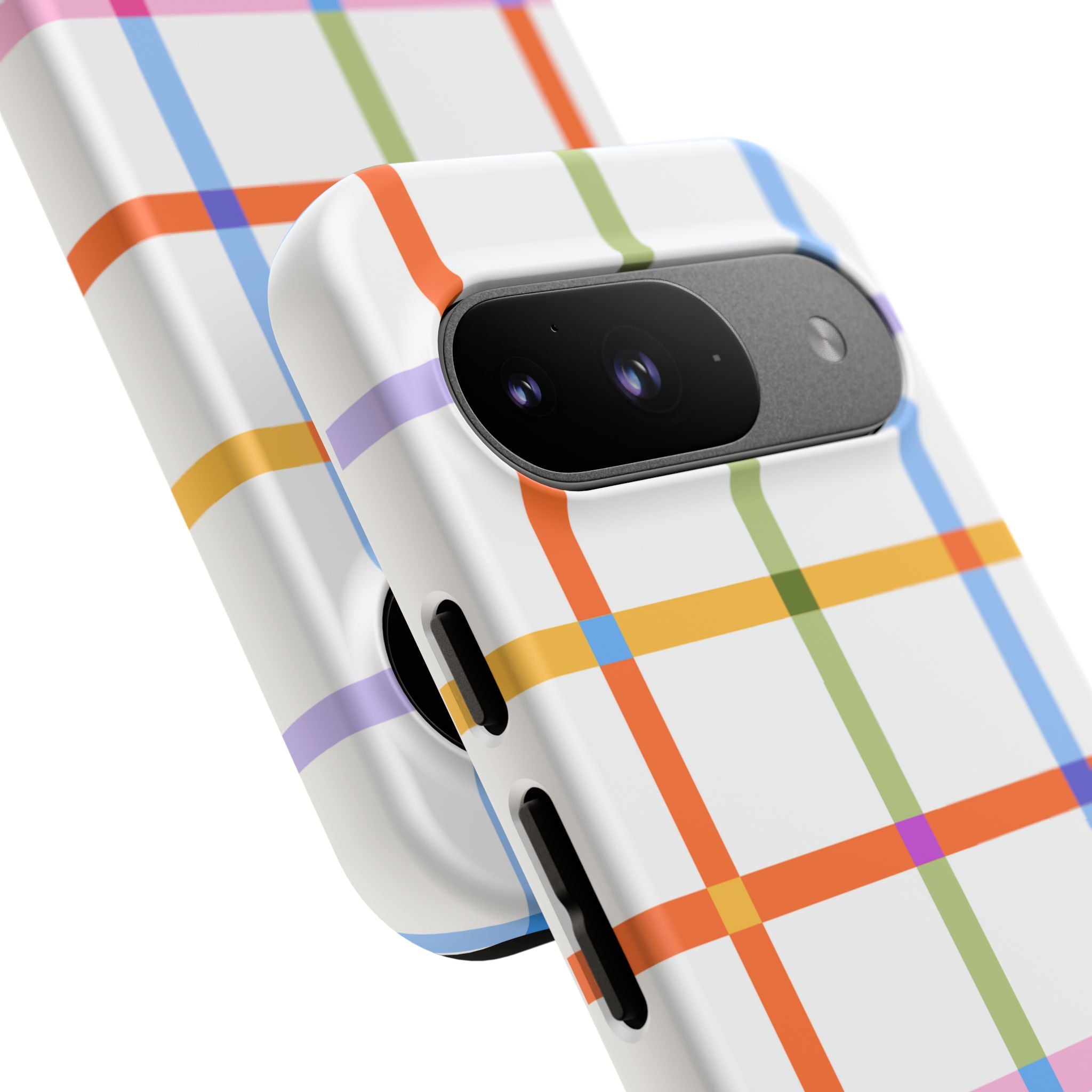 Colorful Plaid Tough Phone Case