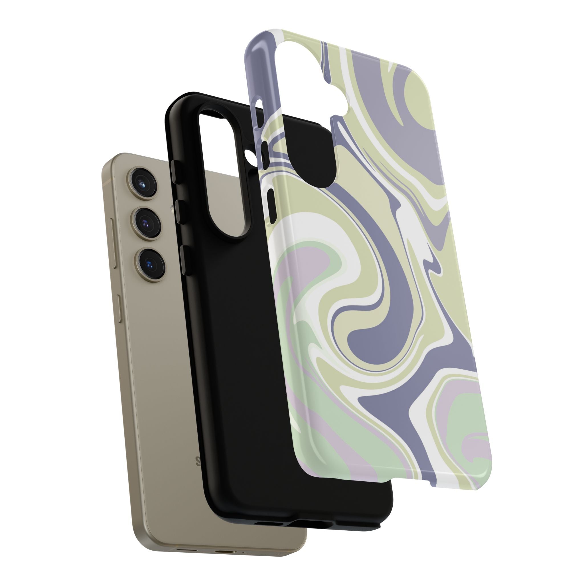 Swirl Marble Paint Phone Case