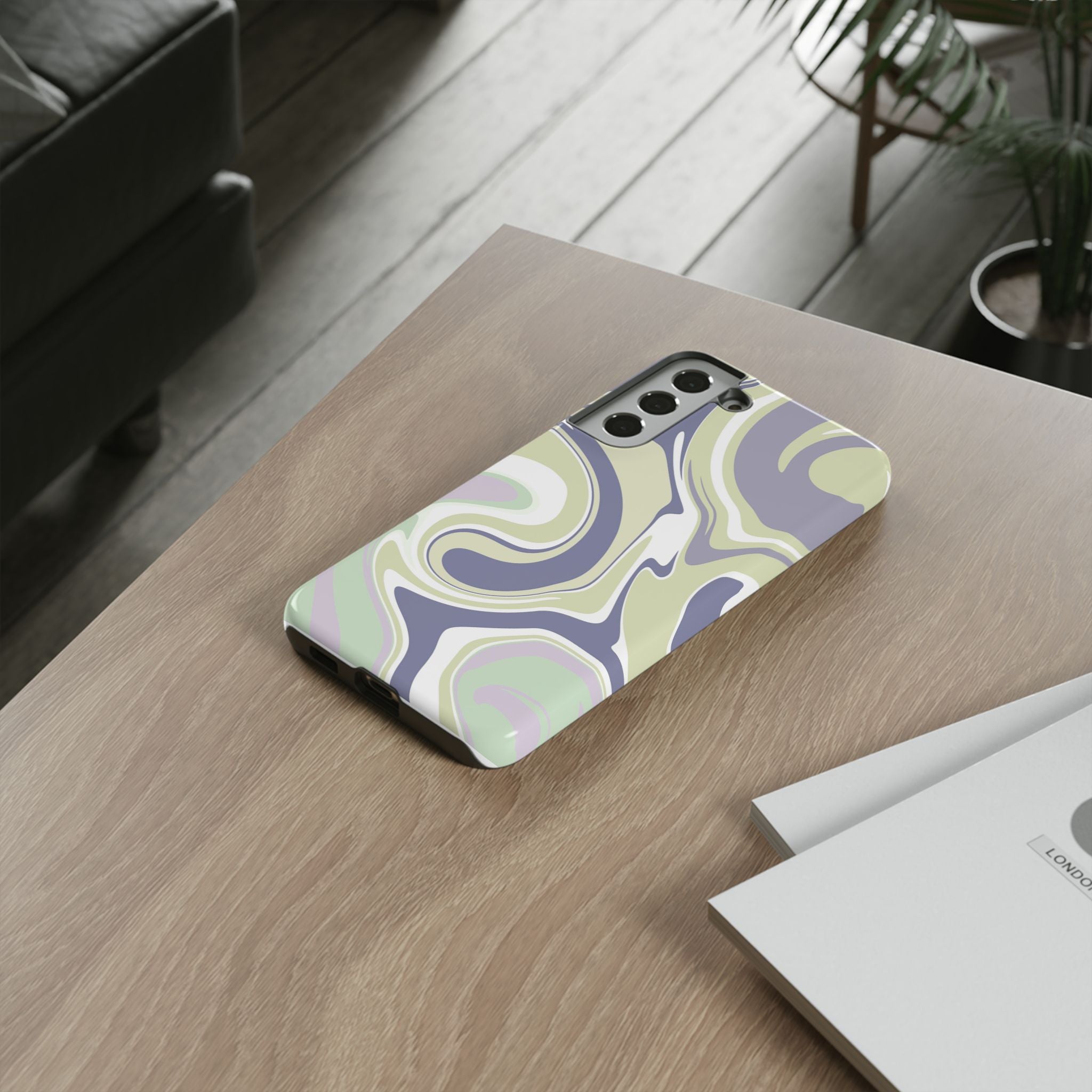 Swirl Marble Paint Phone Case