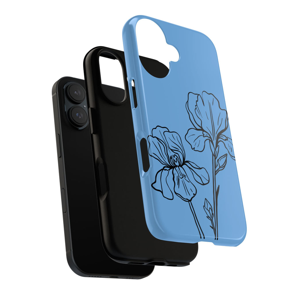 Blue Floral Phone Case