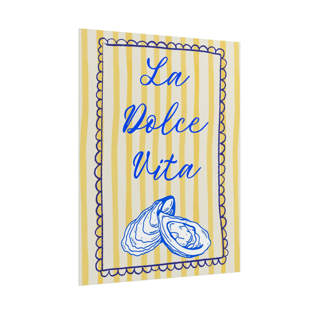 La Dolce Vita Rolled Poster - Coastal Charm Wall Art