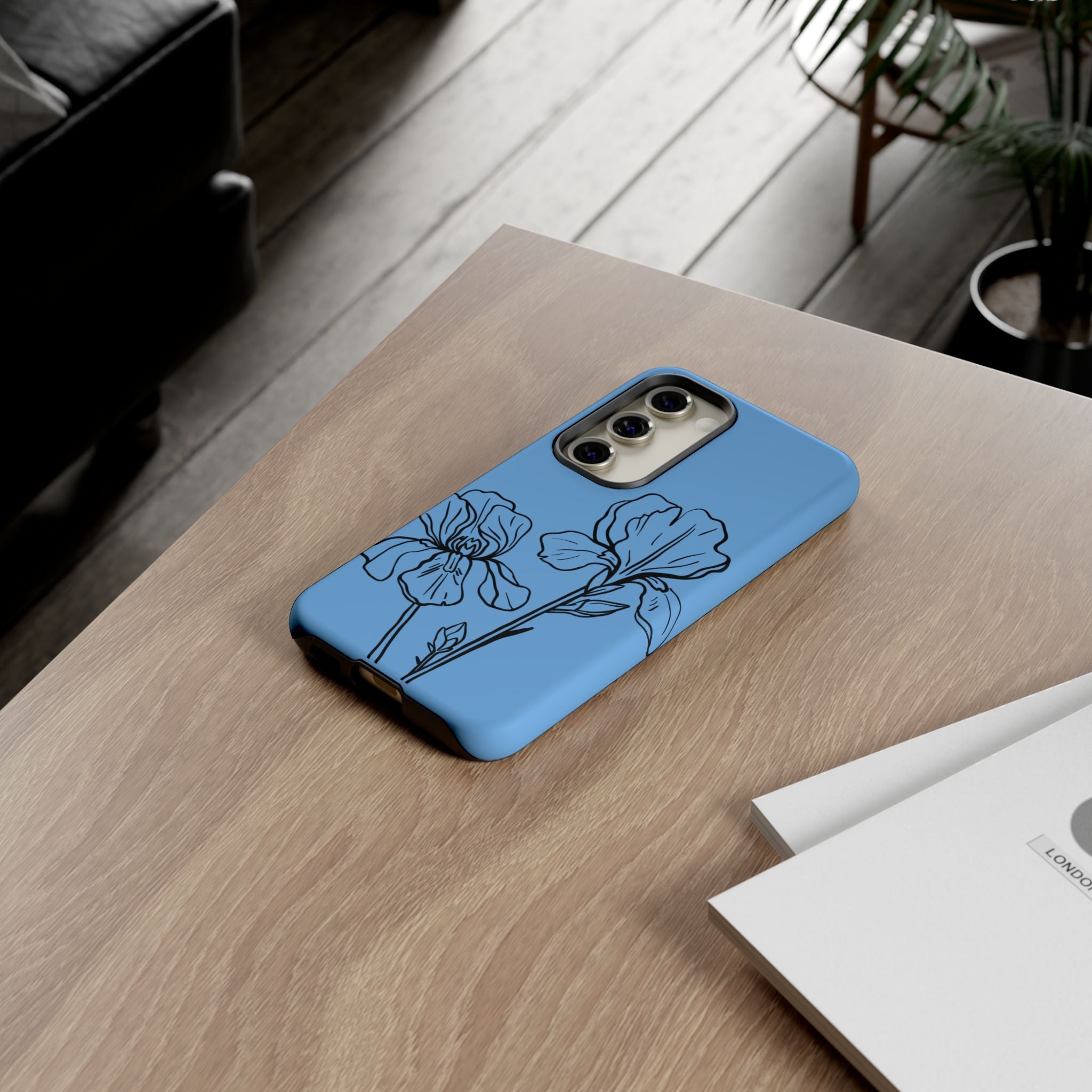 Blue Floral Phone Case