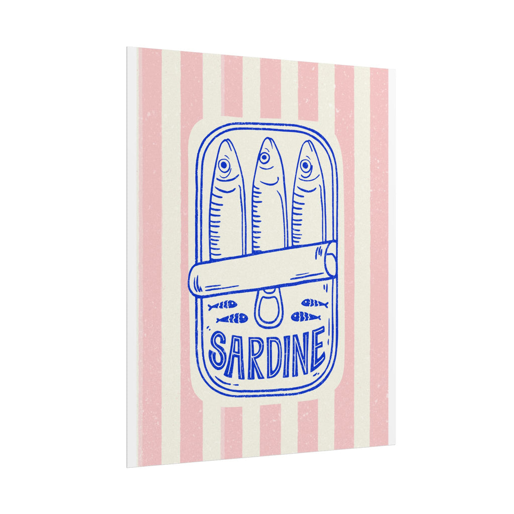 Chic Sardine Rolled Posters for Home Decor