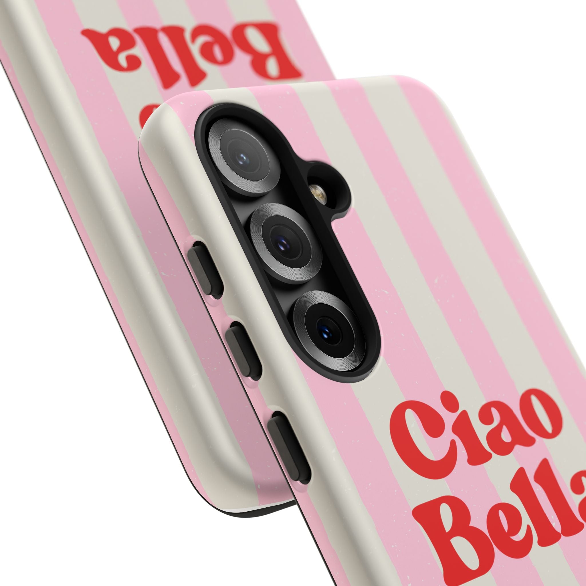 Pink Stripe Ciao Bella Phone Case