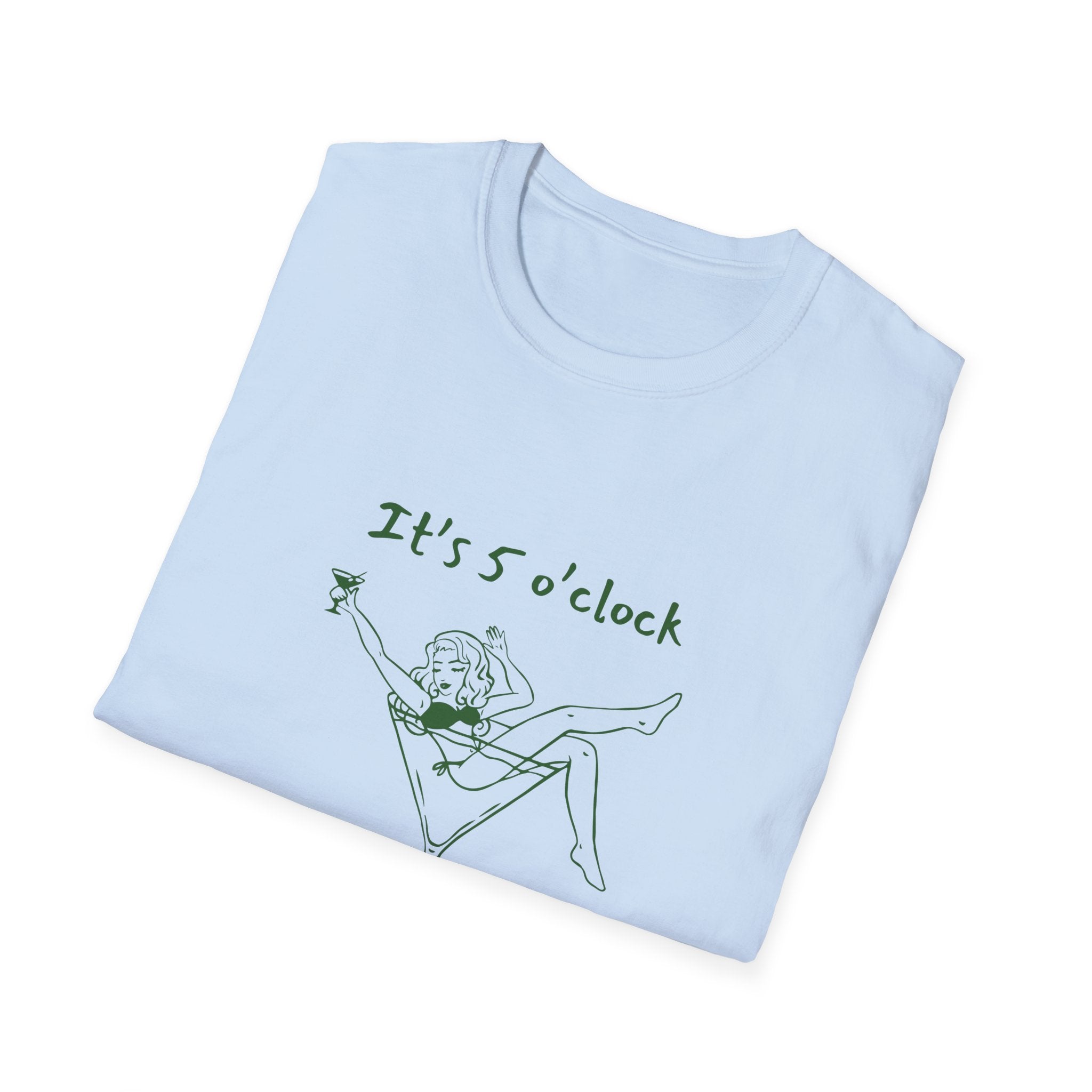 It's 5 O'clock Somewhere Unisex Graphic T-Shirt