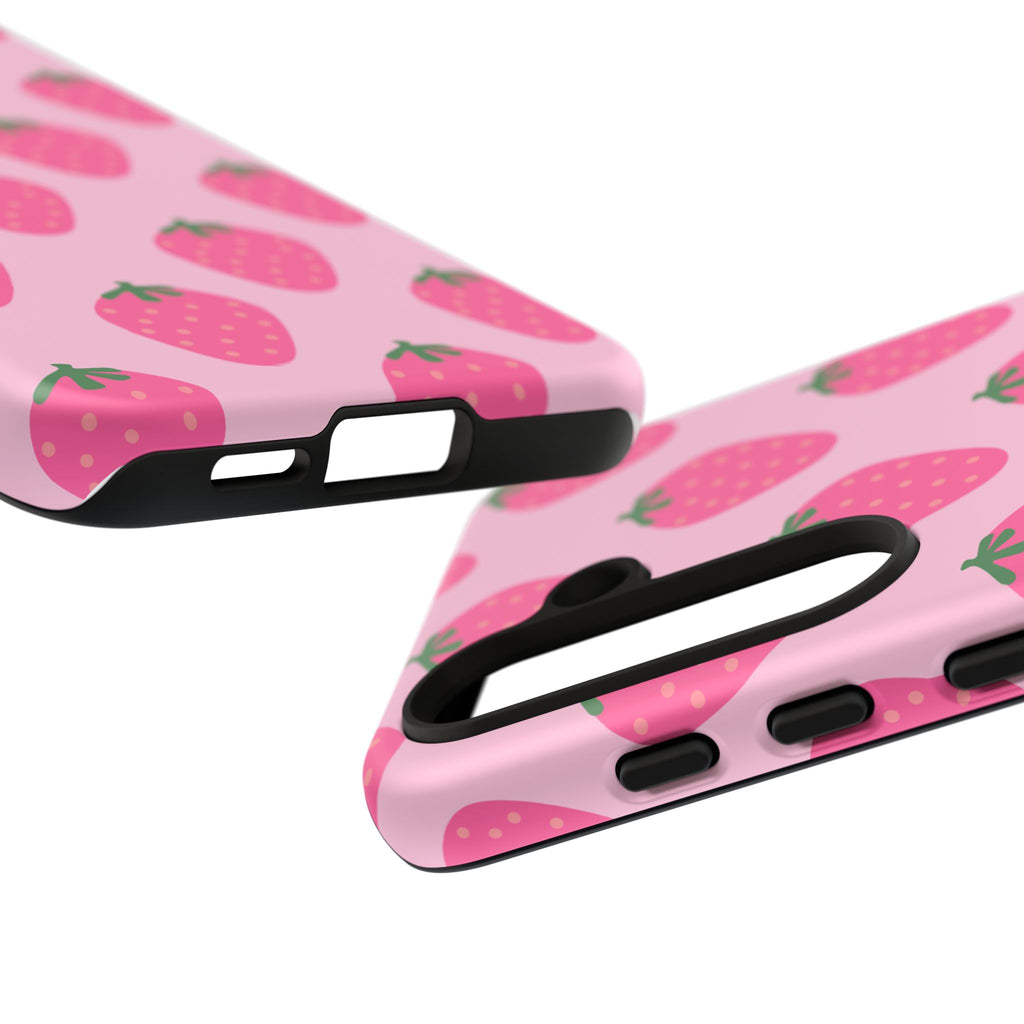 Pink Strawberry Phone Case