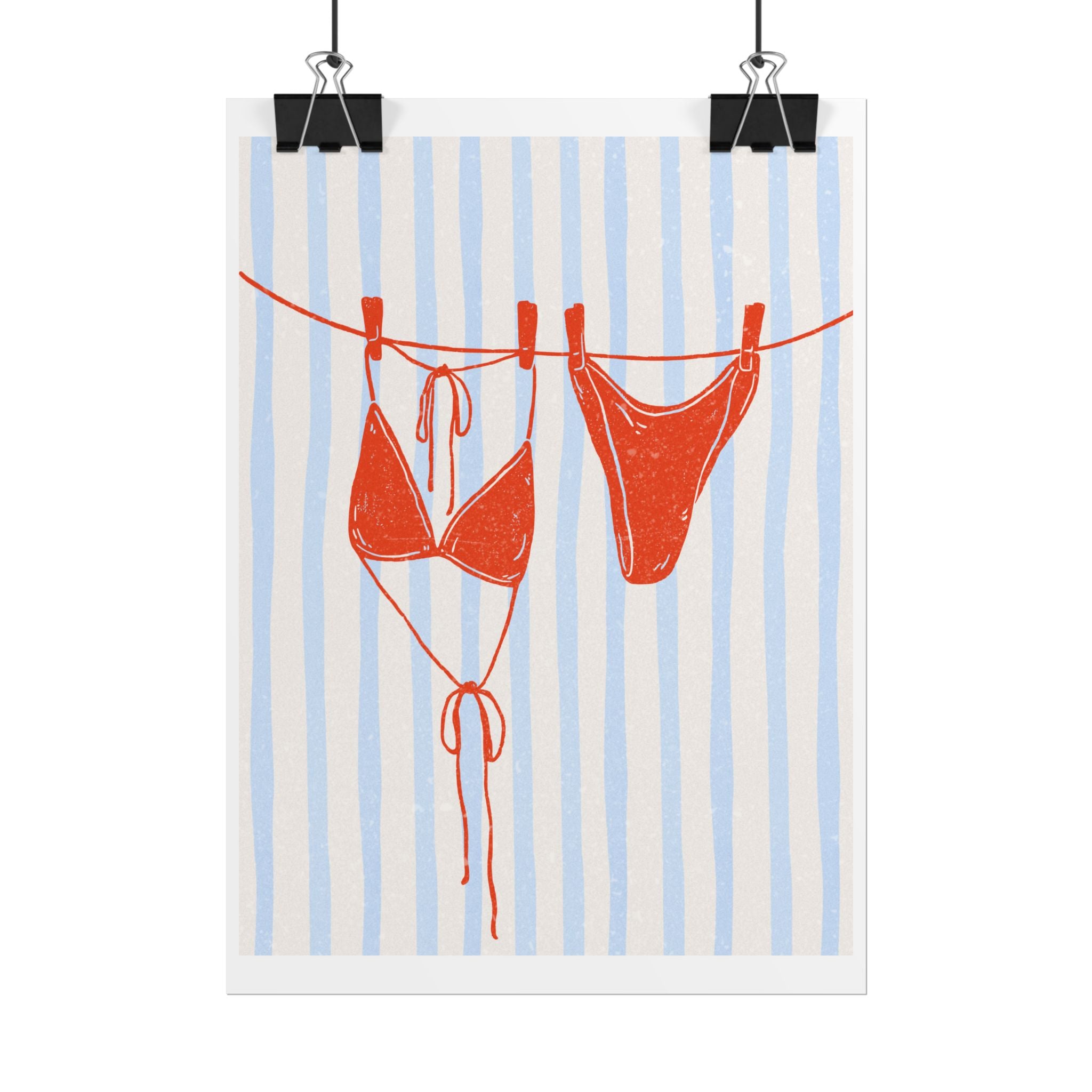 Red Bikini Wall Art  - Rolled Posters
