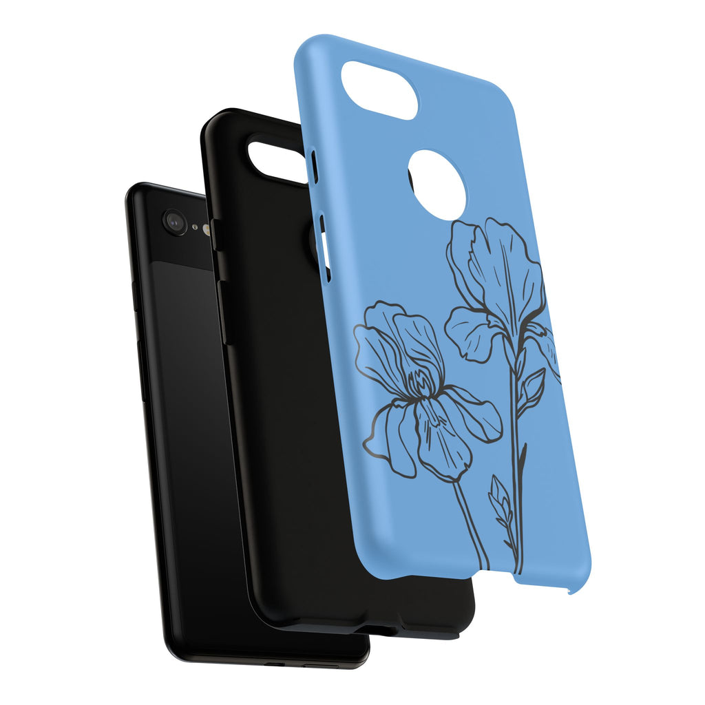Blue Floral Phone Case