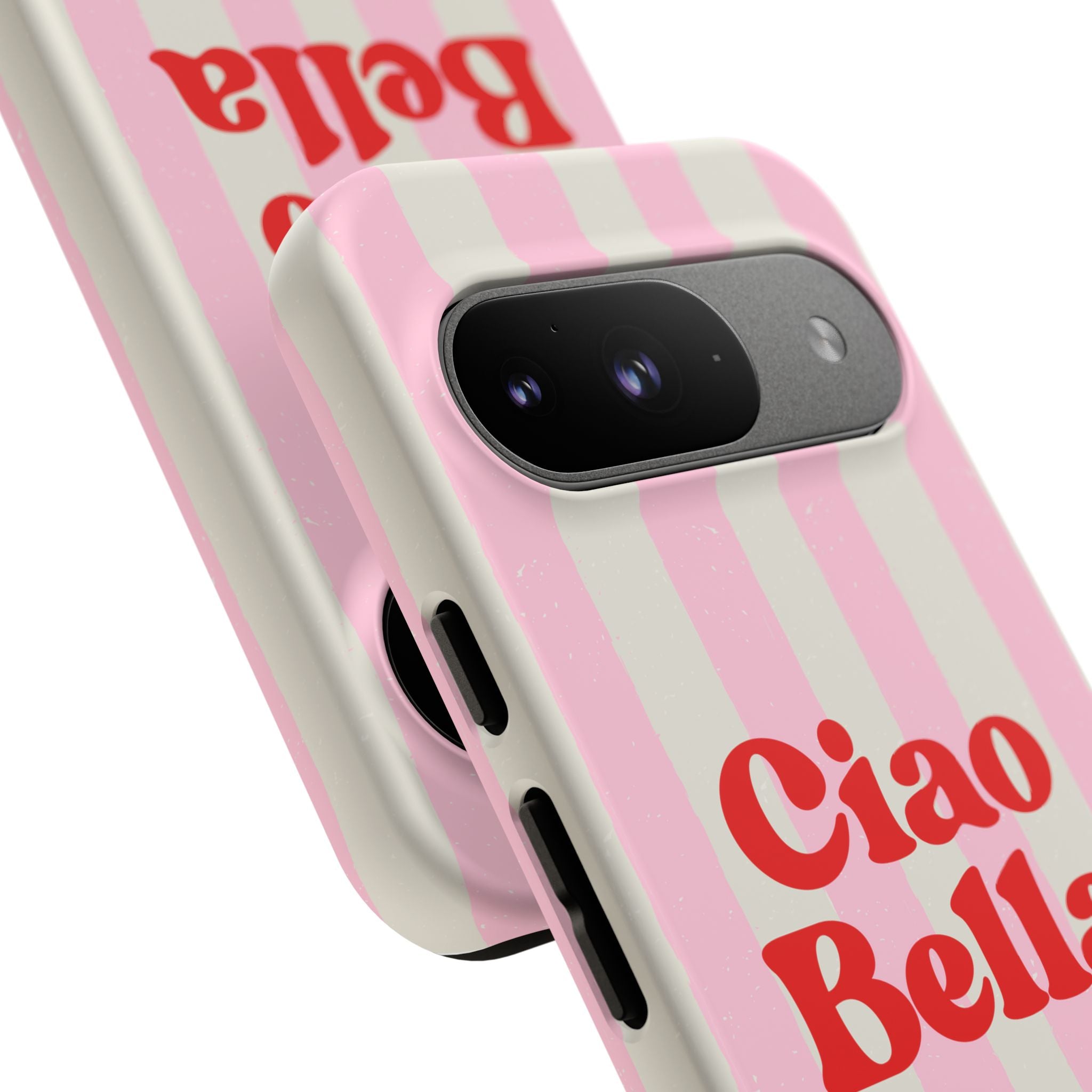 Pink Stripe Ciao Bella Phone Case