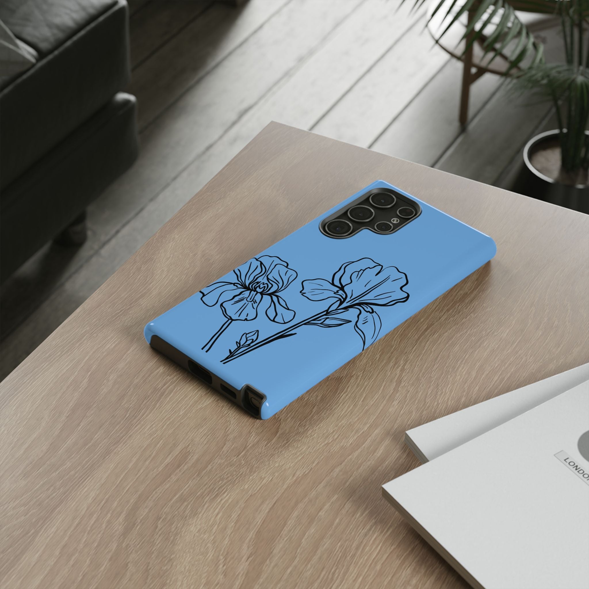 Blue Floral Phone Case