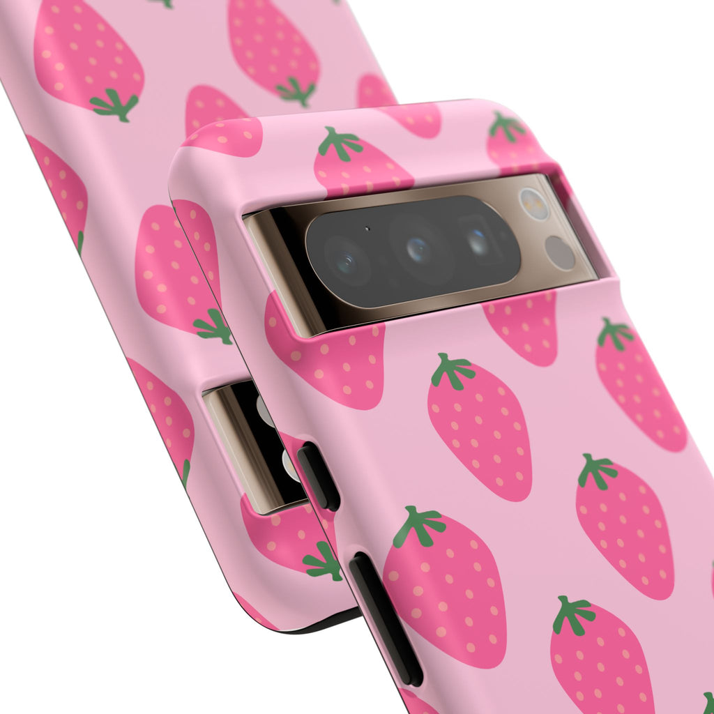 Pink Strawberry Phone Case
