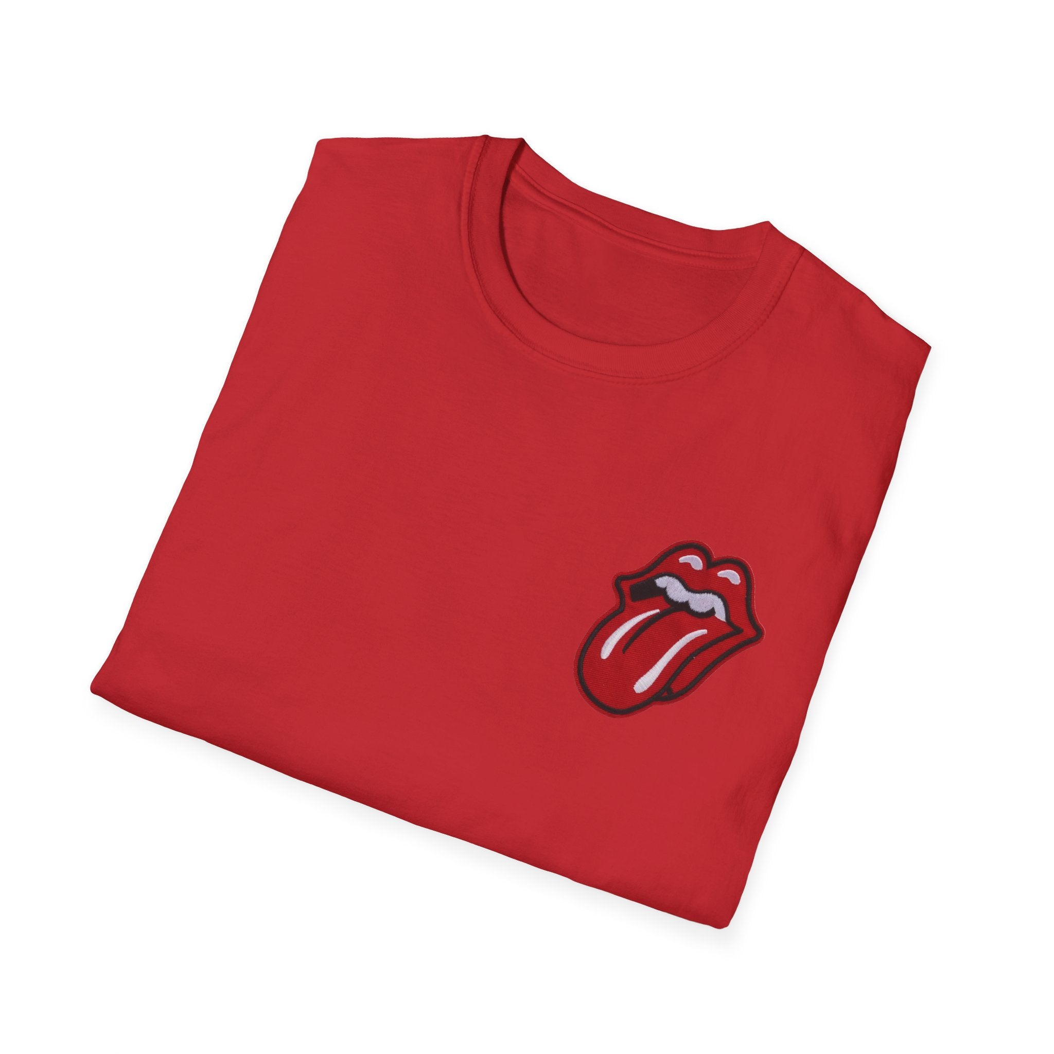 Rolling Stones Inspired Patch Unisex Graphic T-Shirt