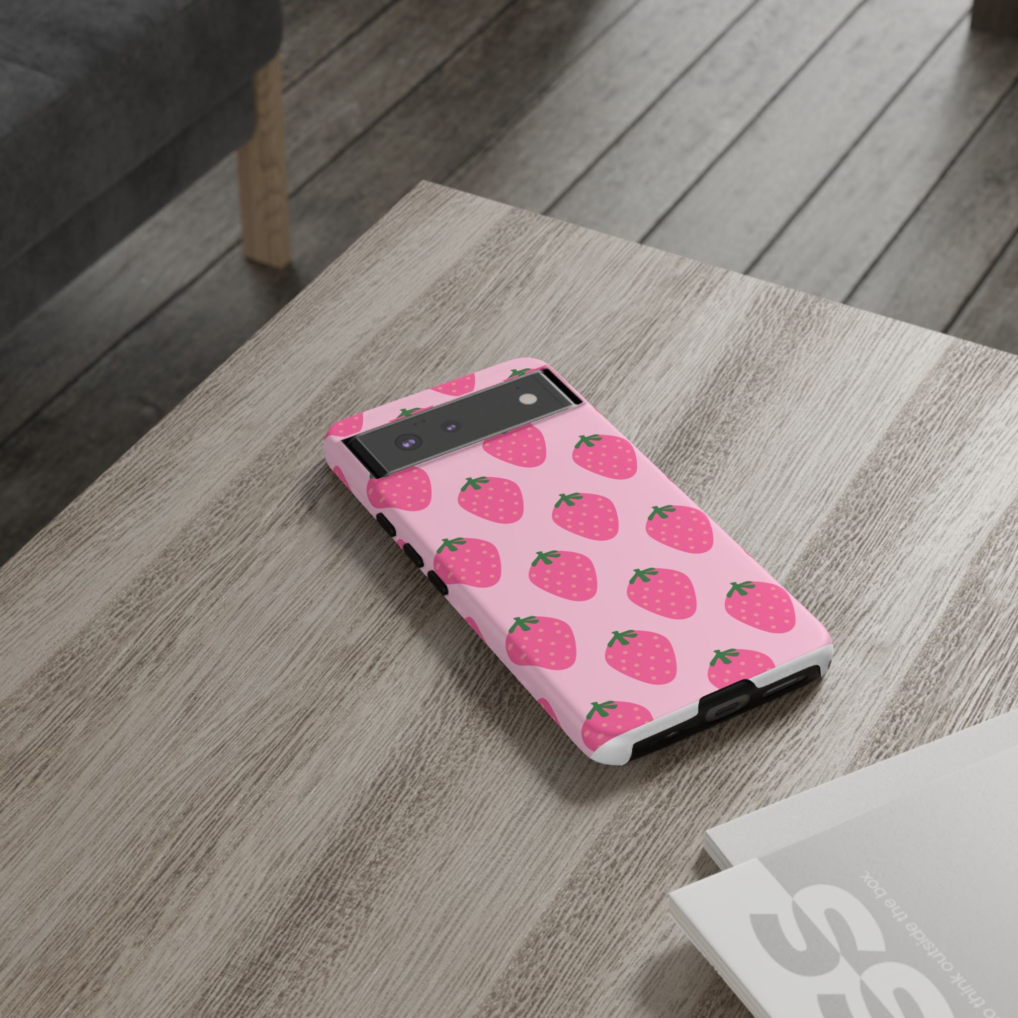 Pink Strawberry Phone Case