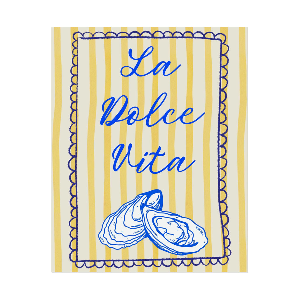 La Dolce Vita Rolled Poster - Coastal Charm Wall Art