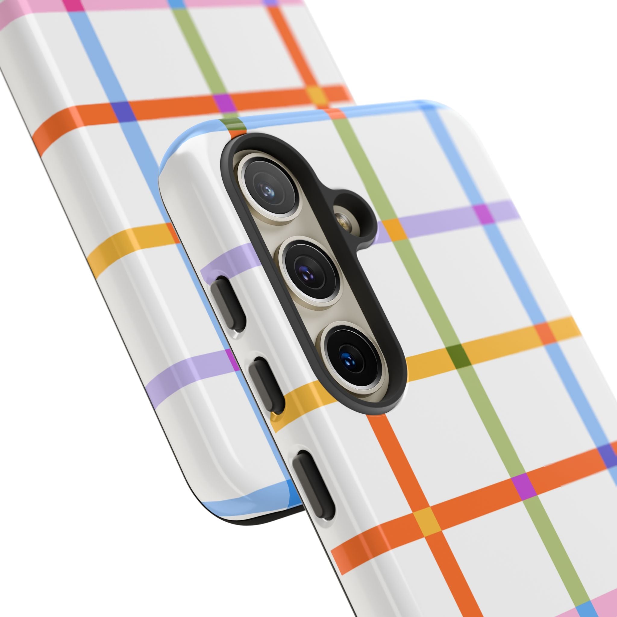 Colorful Plaid Tough Phone Case