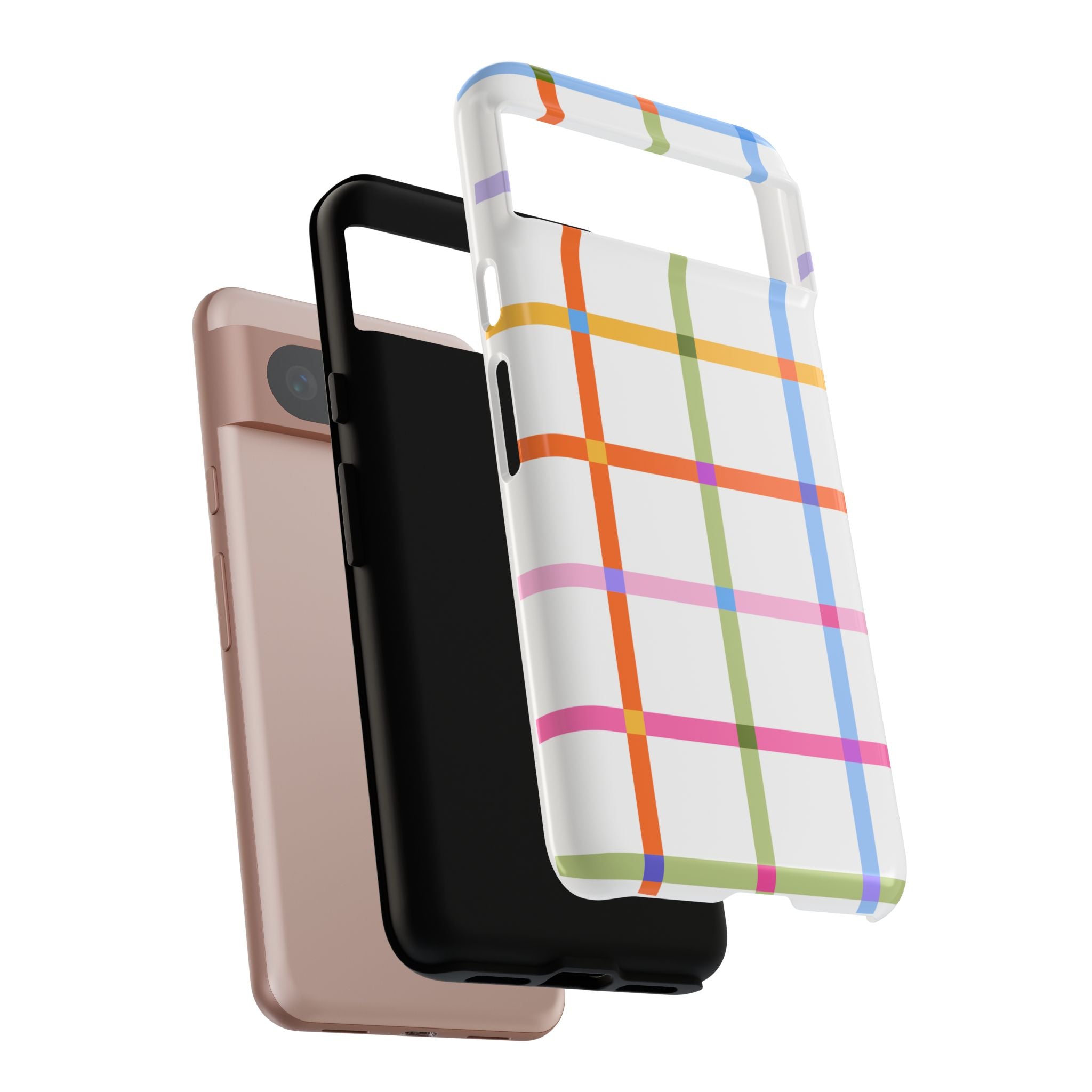 Colorful Plaid Tough Phone Case