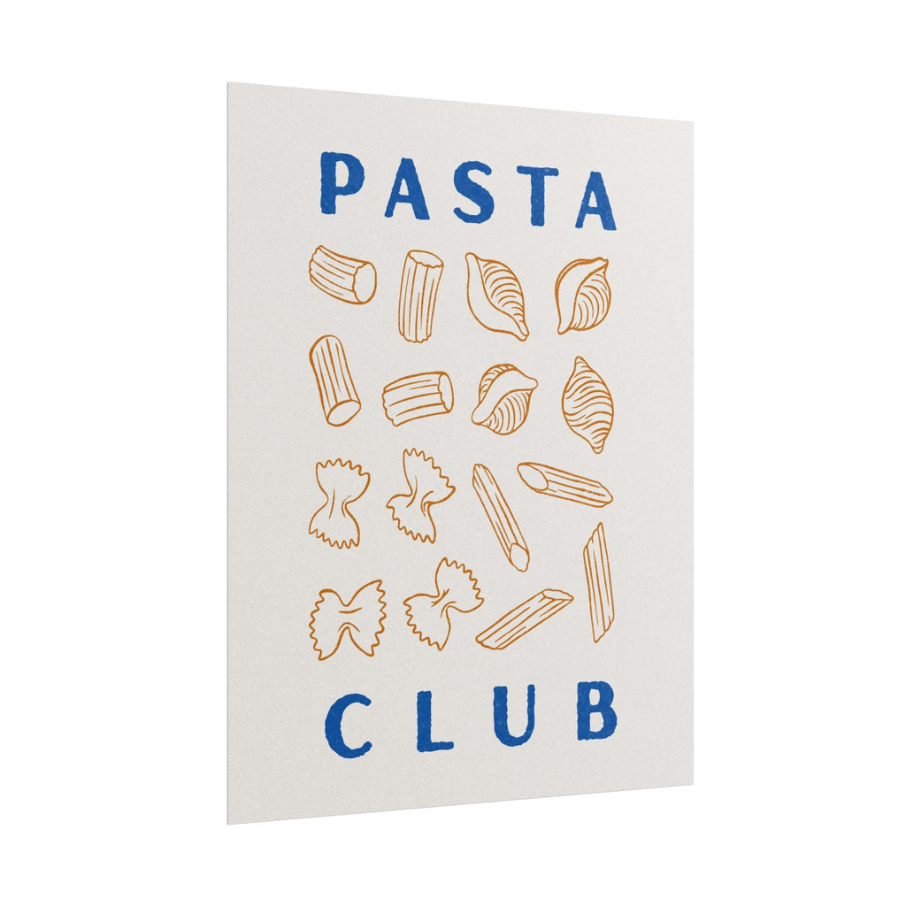 Pasta Club Rolled Poster