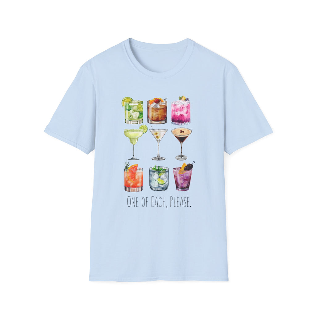 Watercolor 'One of Each, Please' Bar Tee