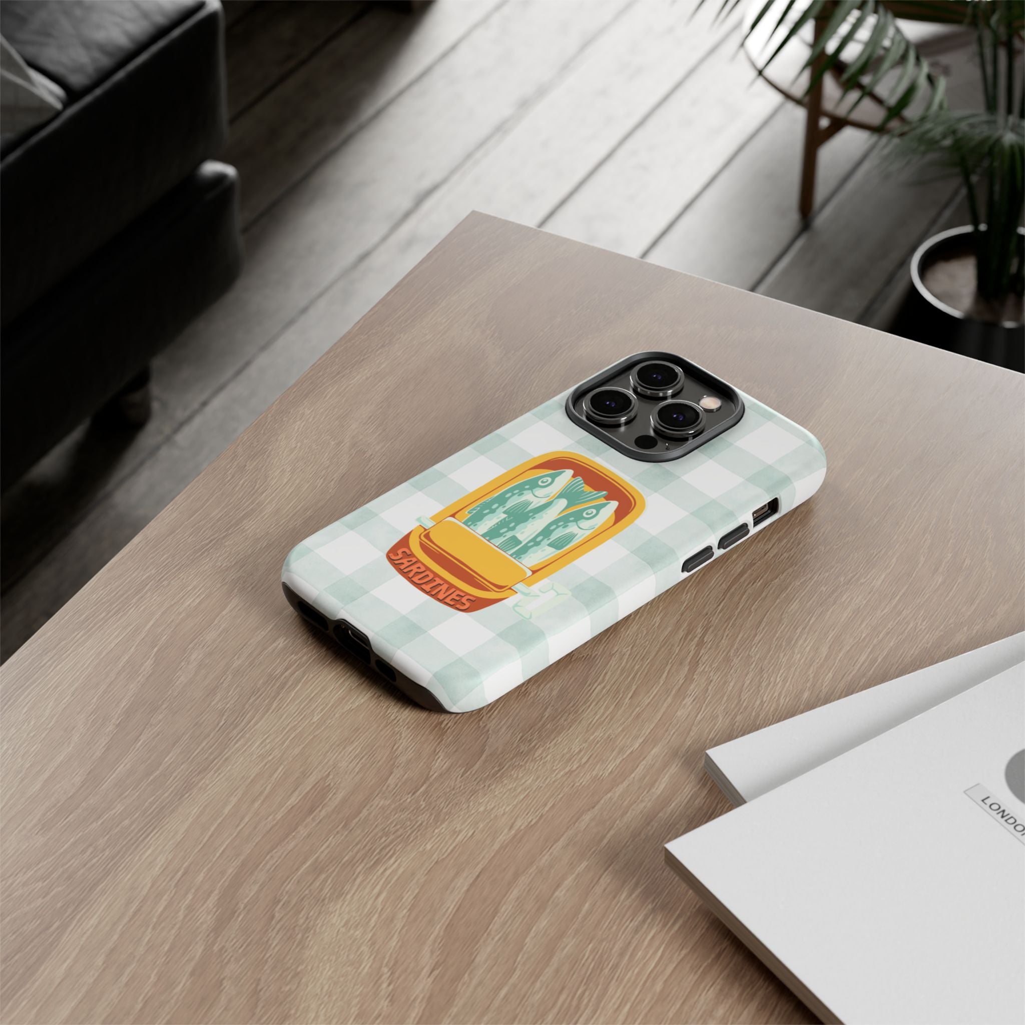 Sardines Plaid Phone Case