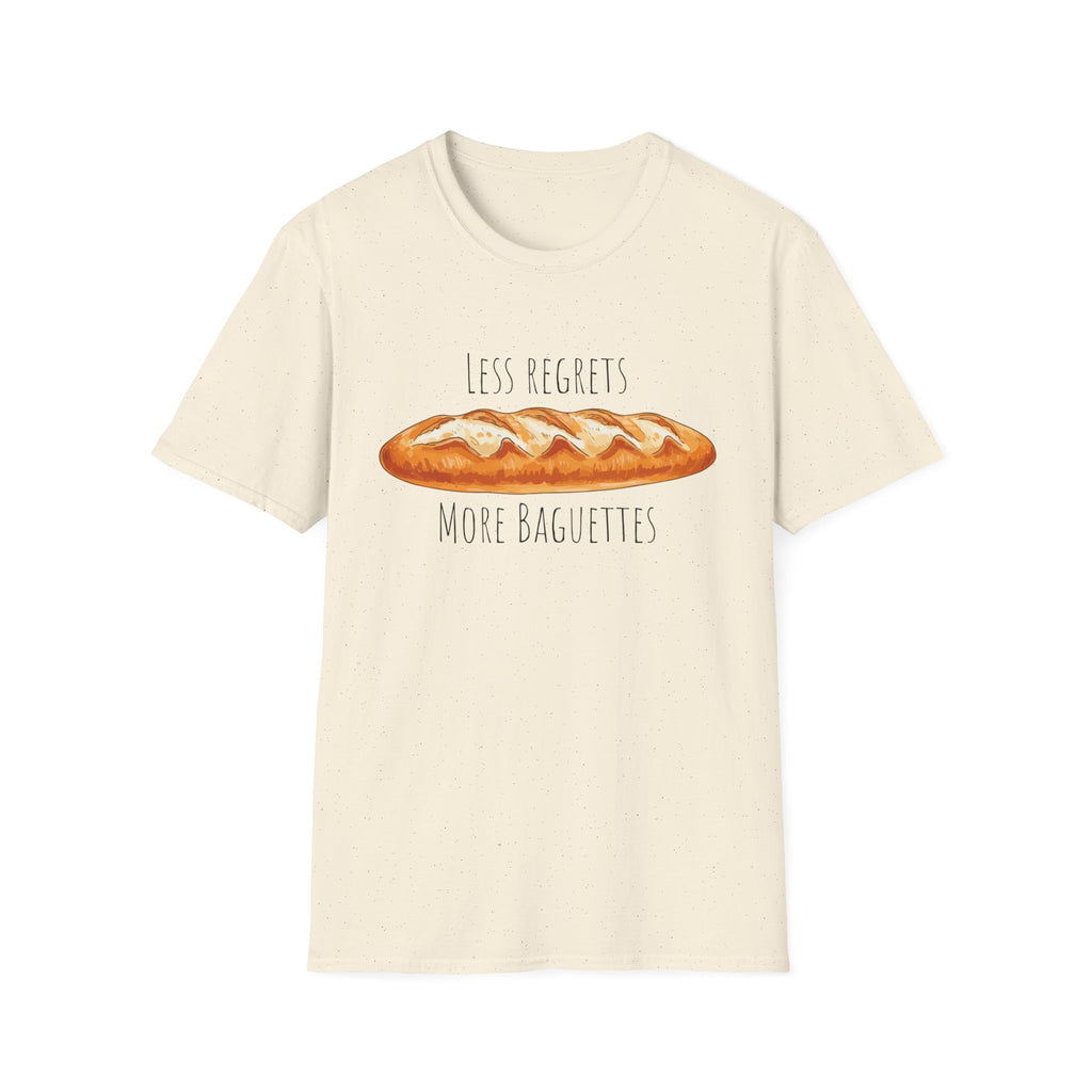 Less Regrets More Baguettes T-Shirt