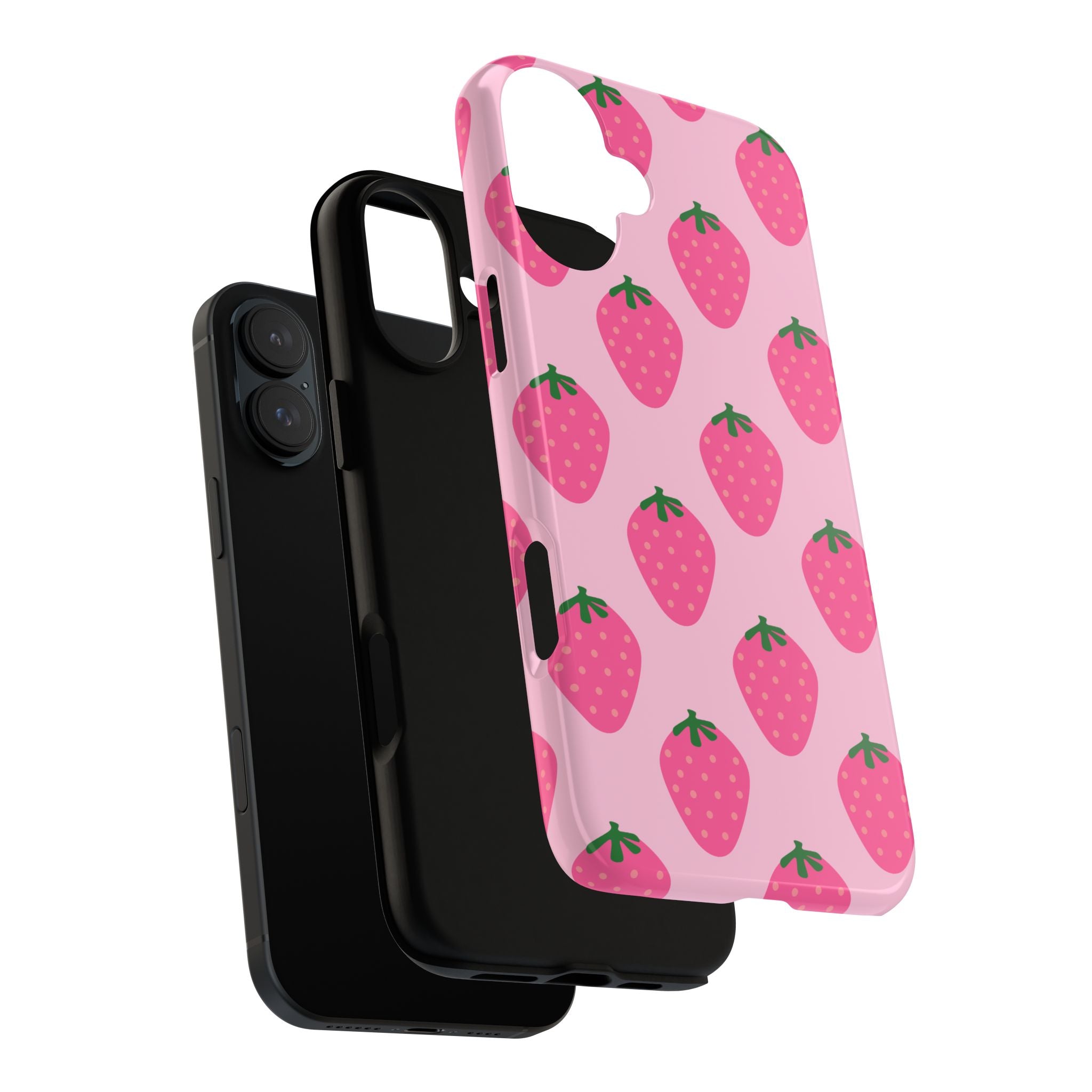 Pink Strawberry Phone Case