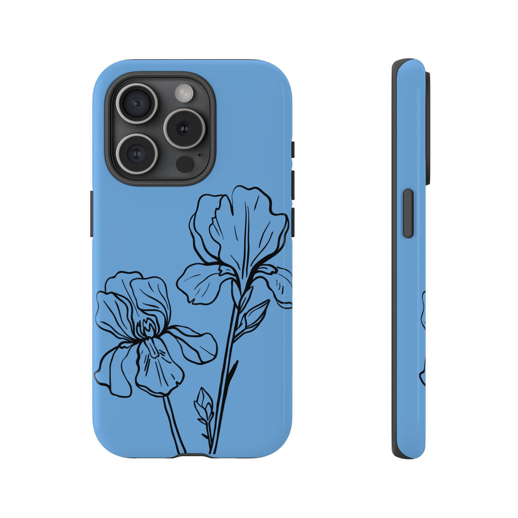 Blue Floral Phone Case