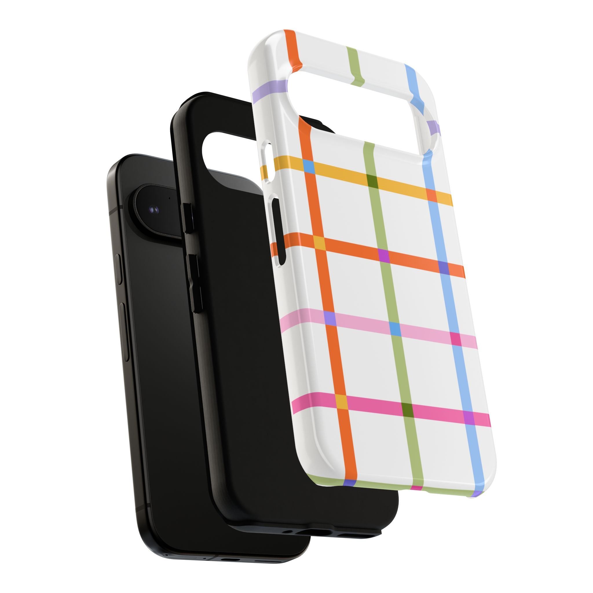 Colorful Plaid Tough Phone Case