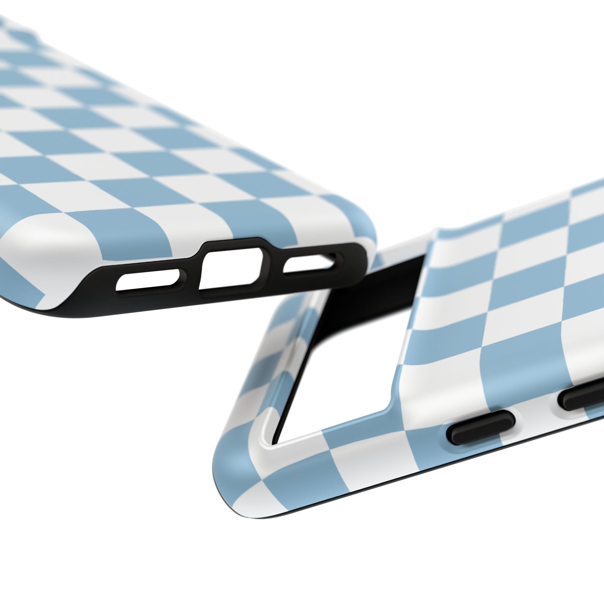 Blue Checkerboard Tough Phone Case