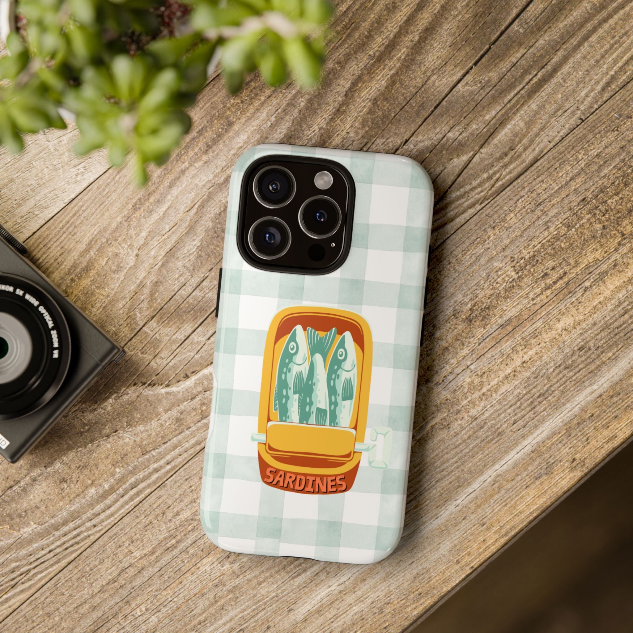 Sardines Plaid Phone Case