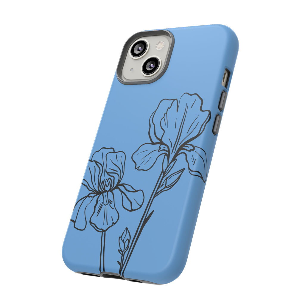 Blue Floral Phone Case