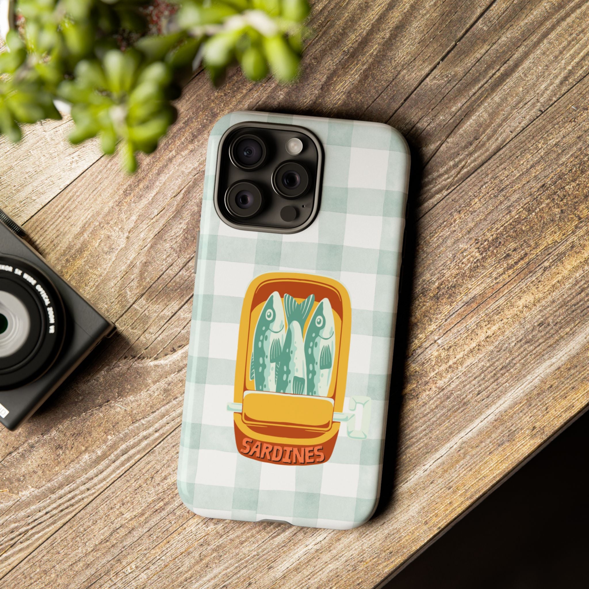 Sardines Plaid Phone Case