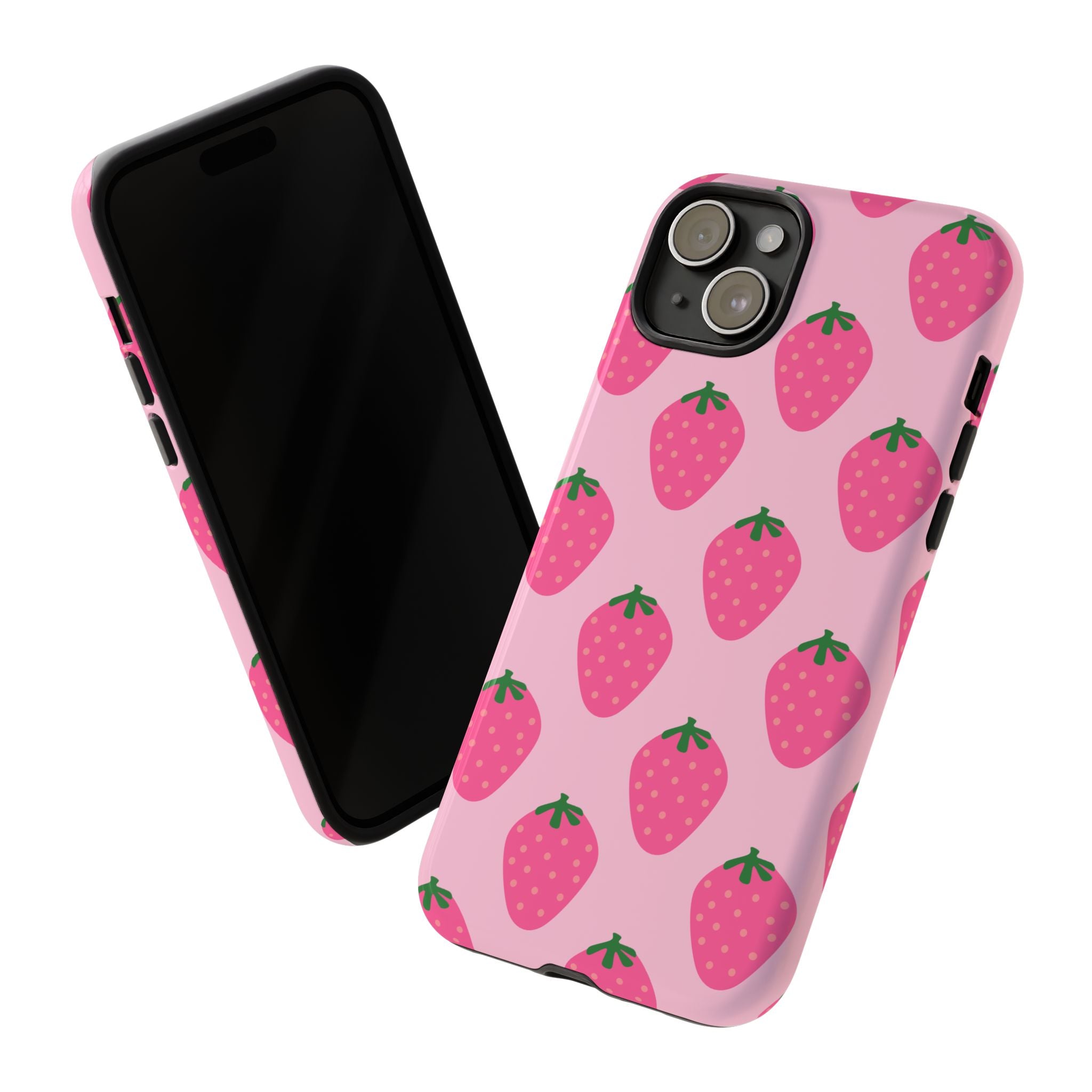 Pink Strawberry Phone Case
