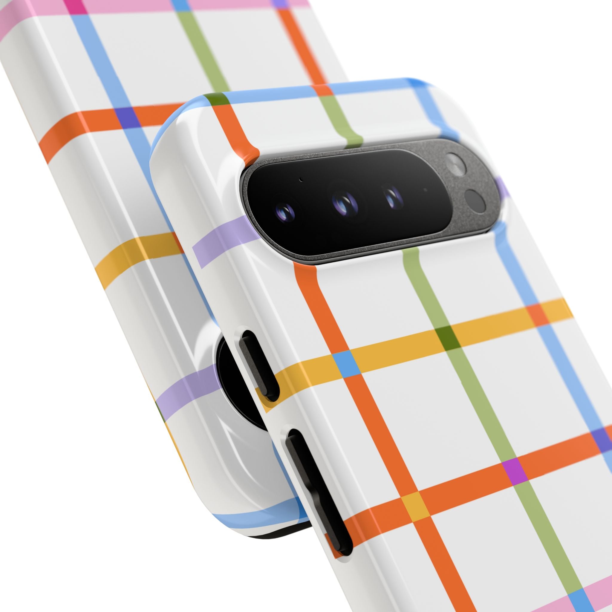 Colorful Plaid Tough Phone Case