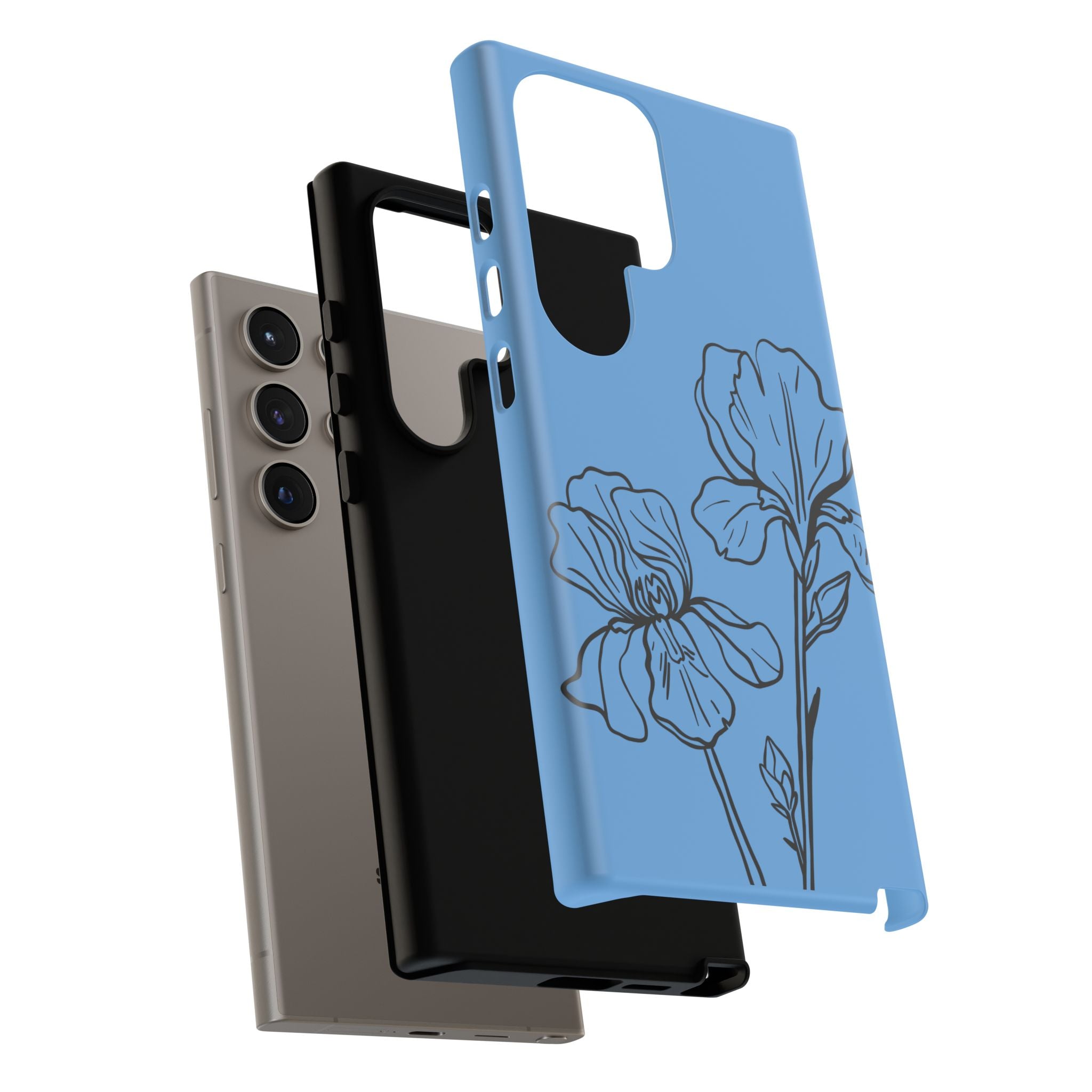 Blue Floral Phone Case