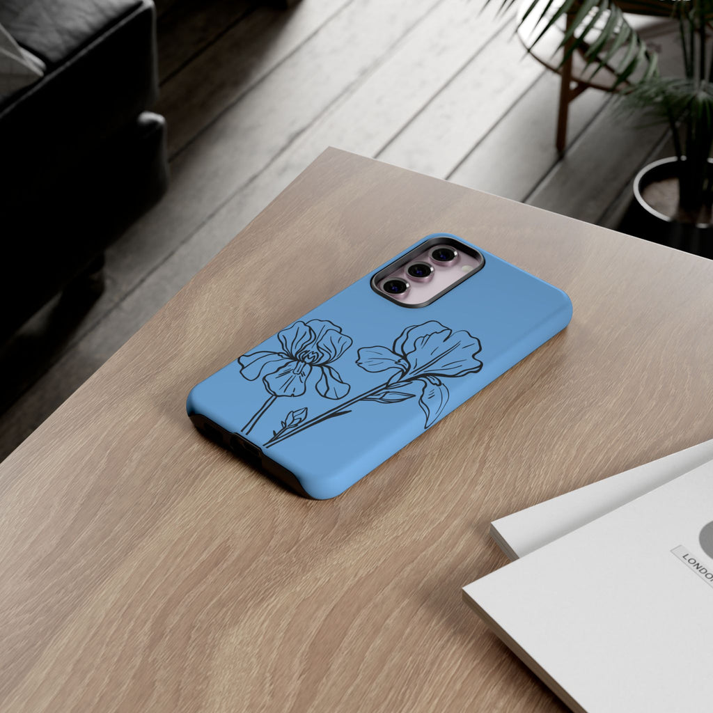 Blue Floral Phone Case