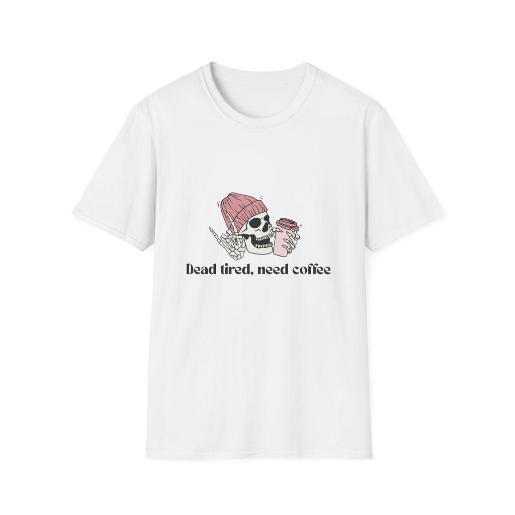 Coffee Lover's Skull T-Shirt, Unisex Graphic Tee