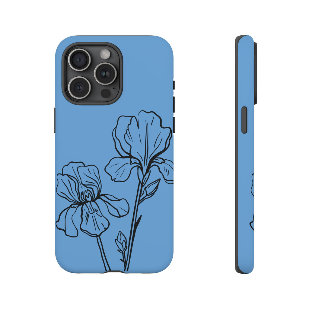 Blue Floral Phone Case