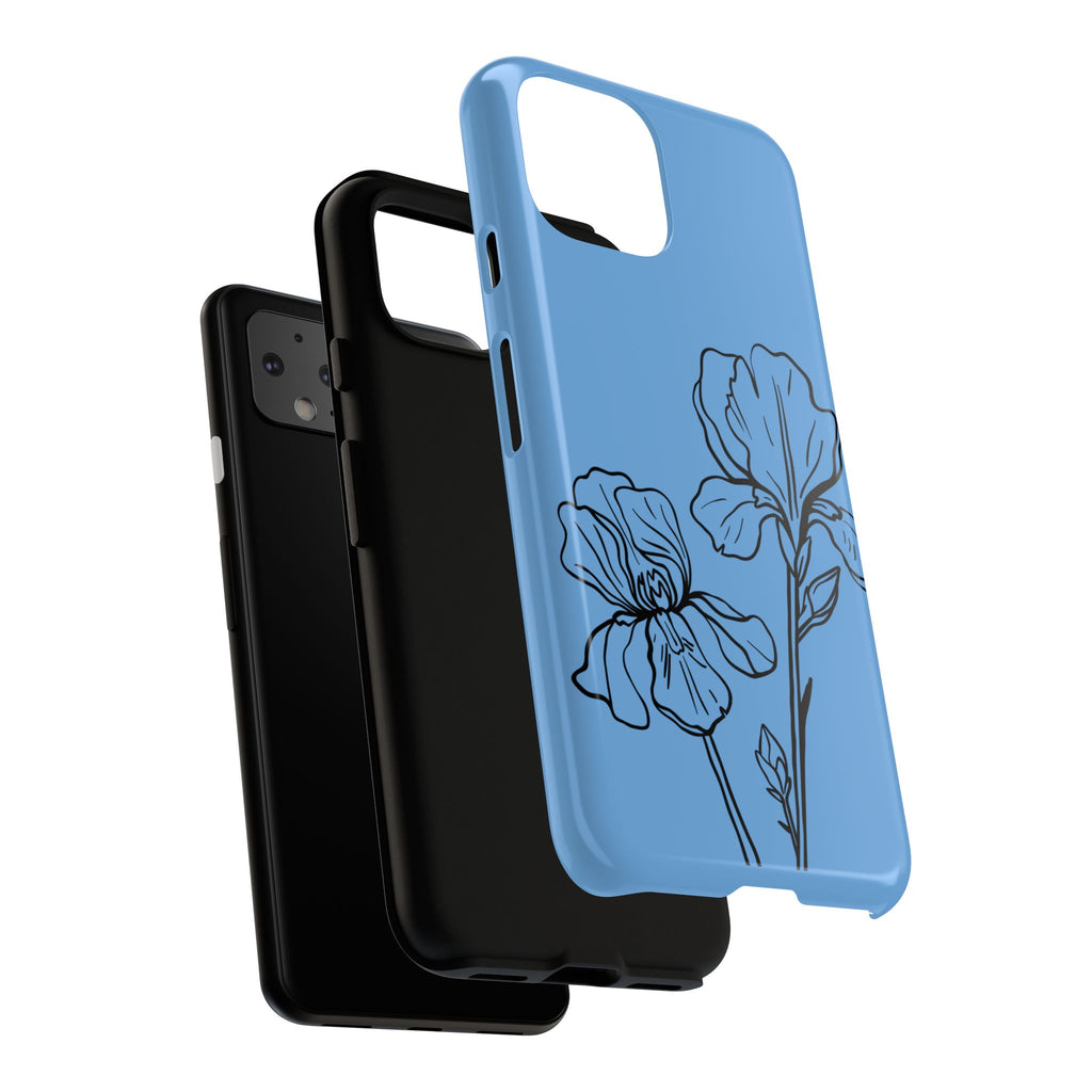Blue Floral Phone Case