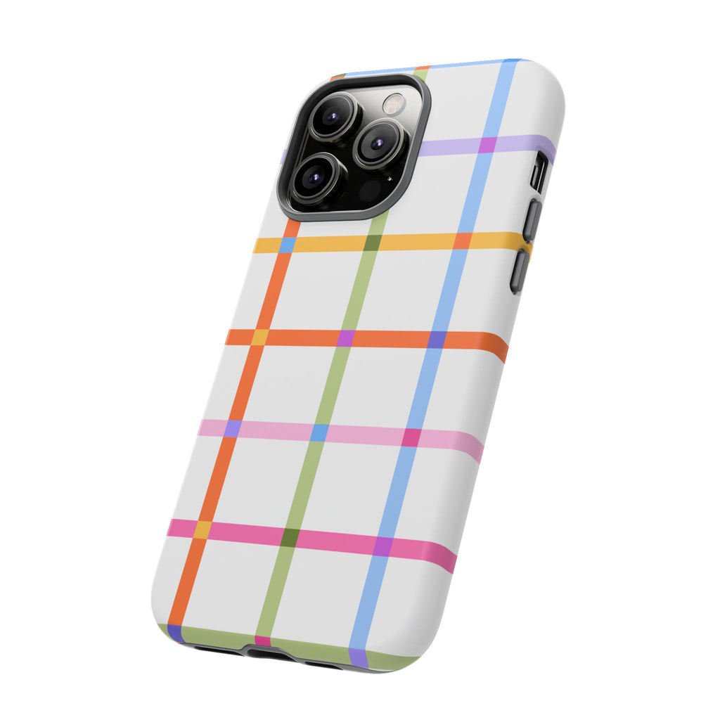 Colorful Plaid Tough Phone Case