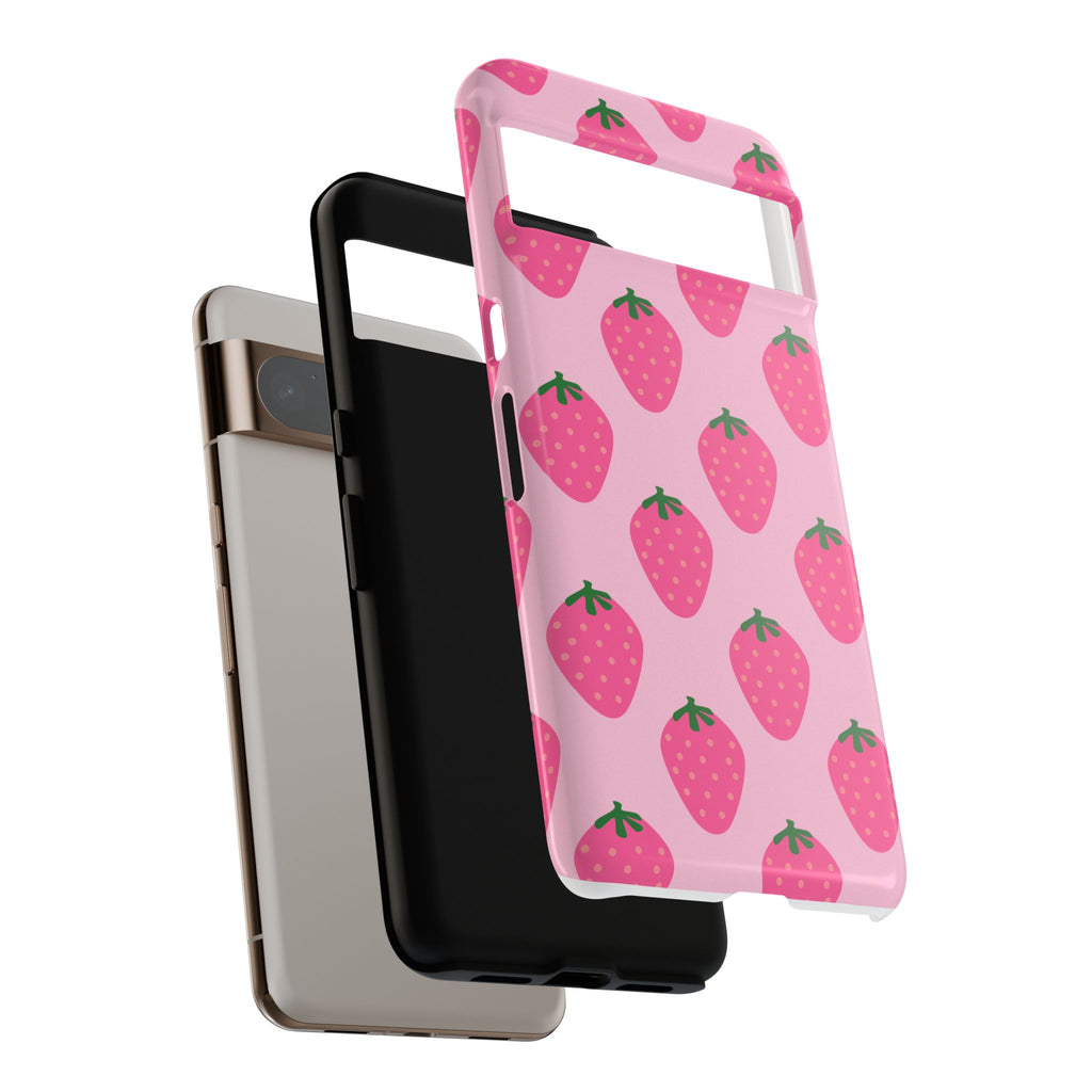 Pink Strawberry Phone Case
