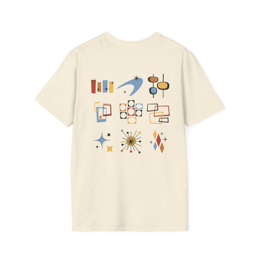Mid Century Modern Abstract Unisex Graphic Tee