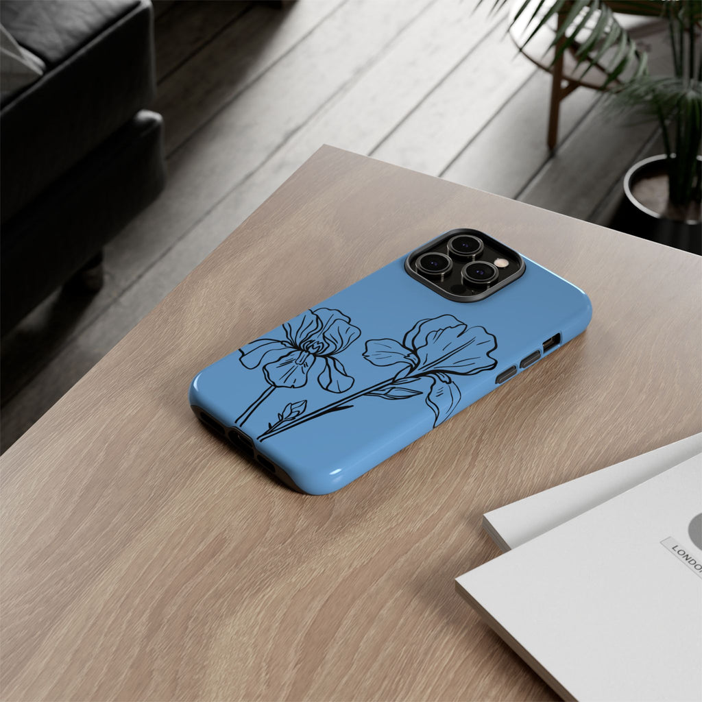 Blue Floral Phone Case