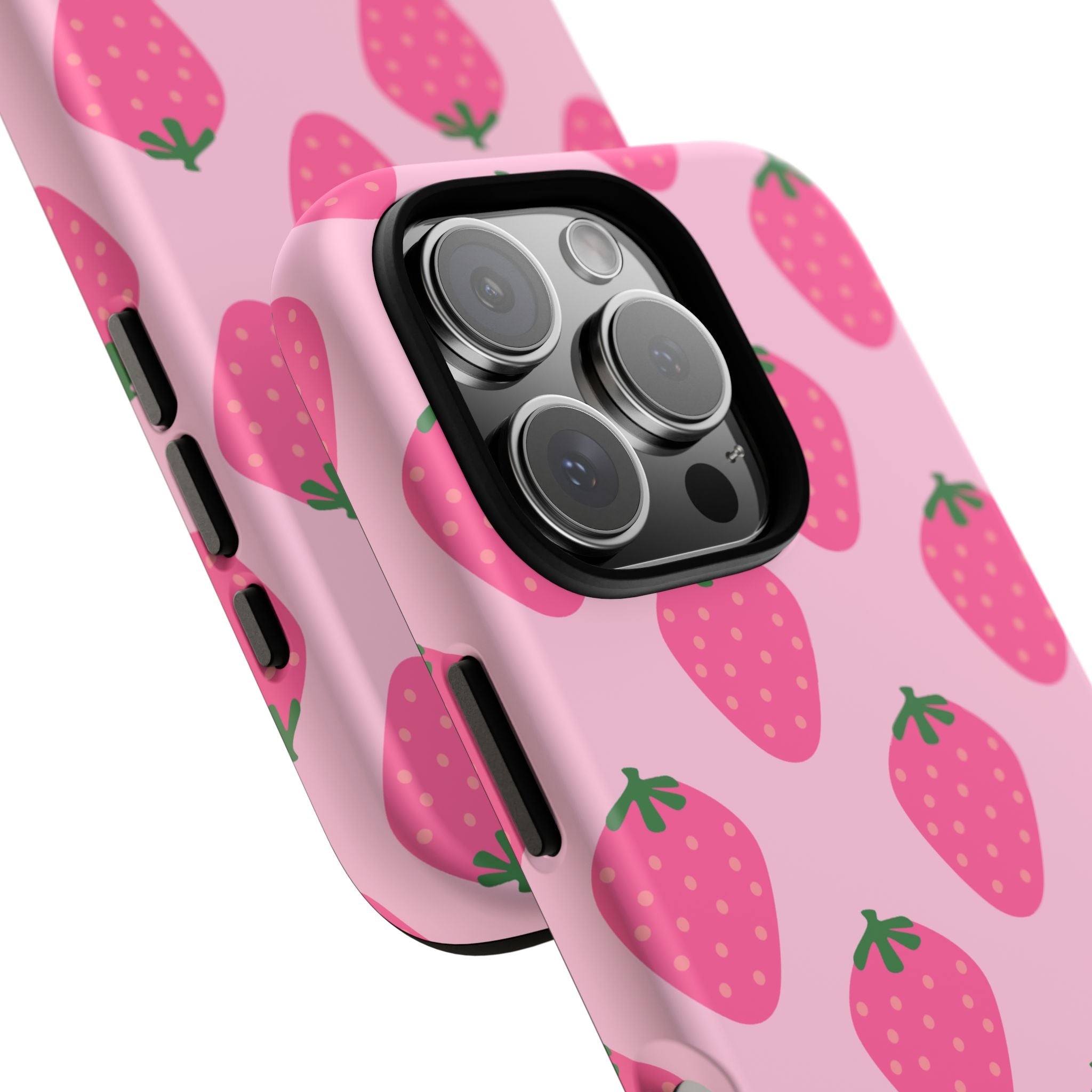 Pink Strawberry Phone Case