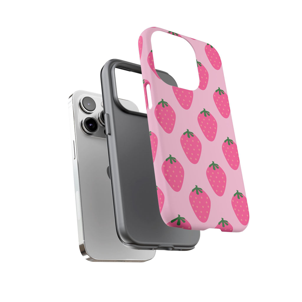 Pink Strawberry Phone Case