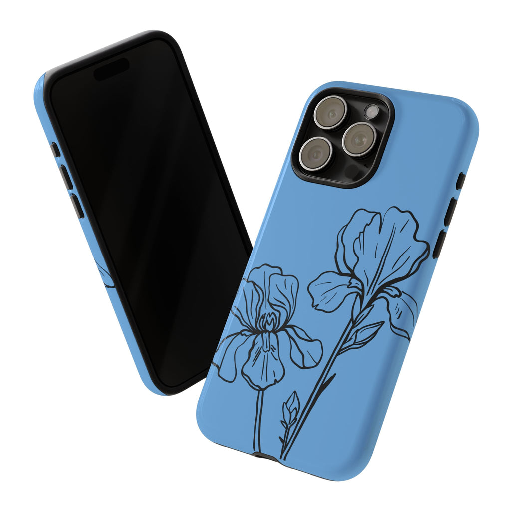 Blue Floral Phone Case