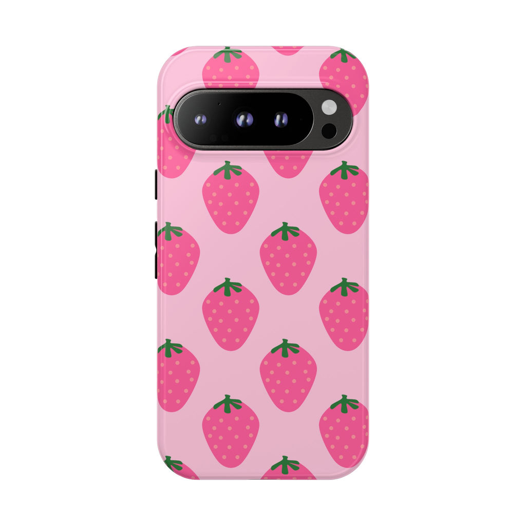 Pink Strawberry Phone Case