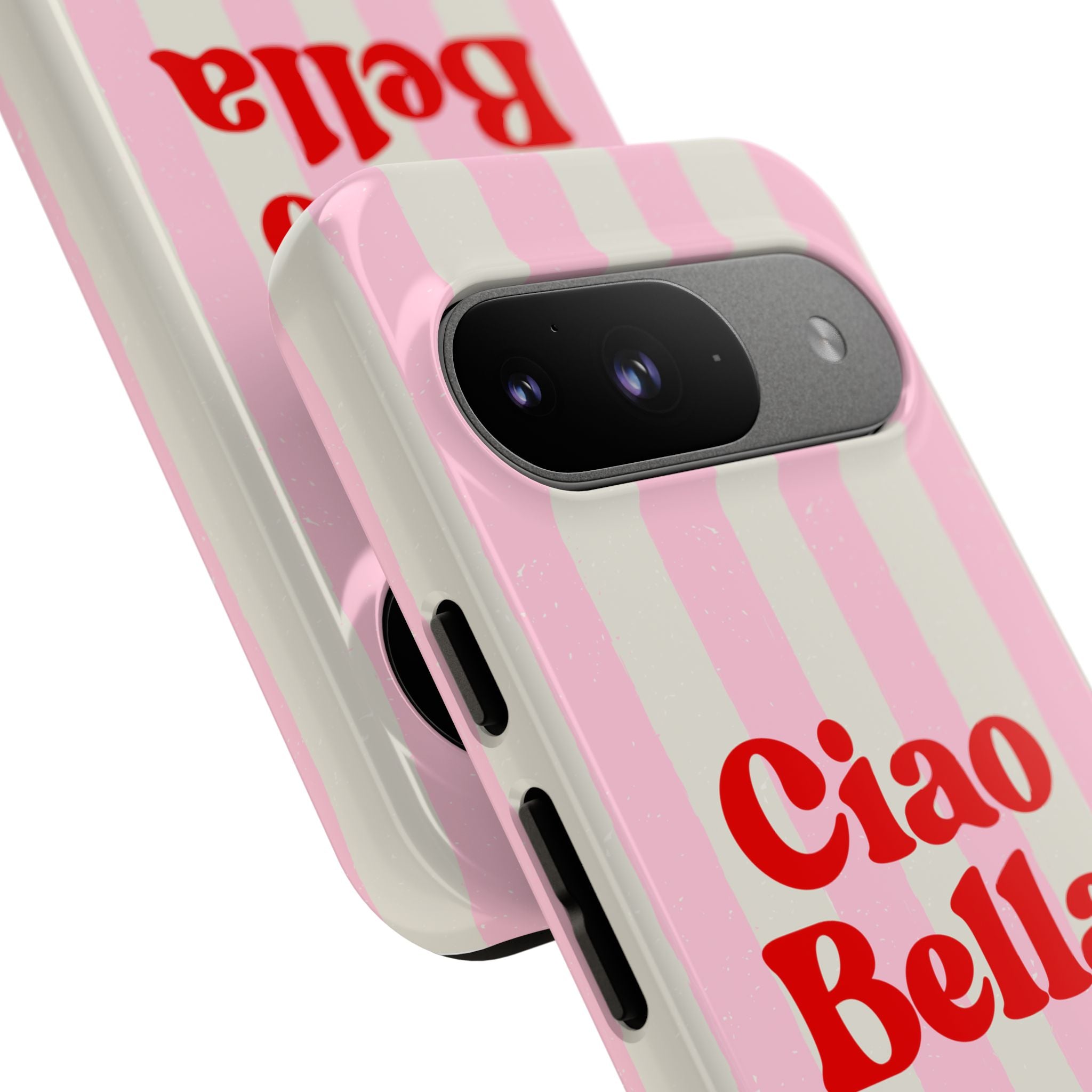 Pink Stripe Ciao Bella Phone Case