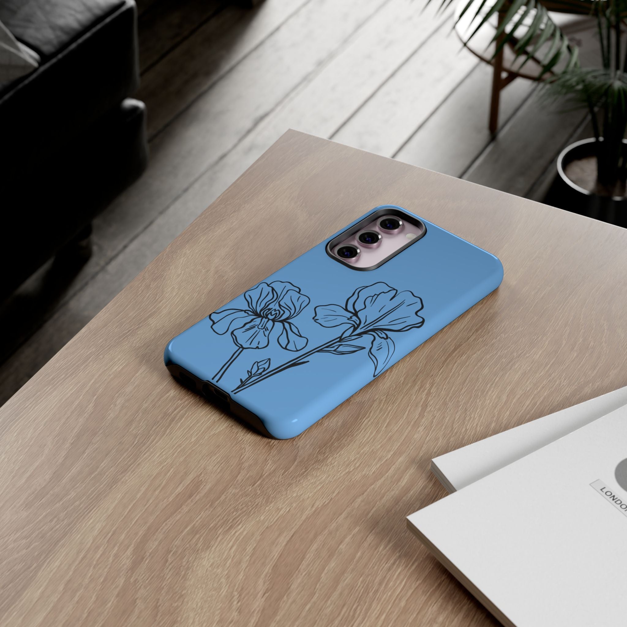 Blue Floral Phone Case